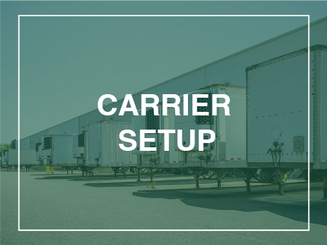 Carrier Setup